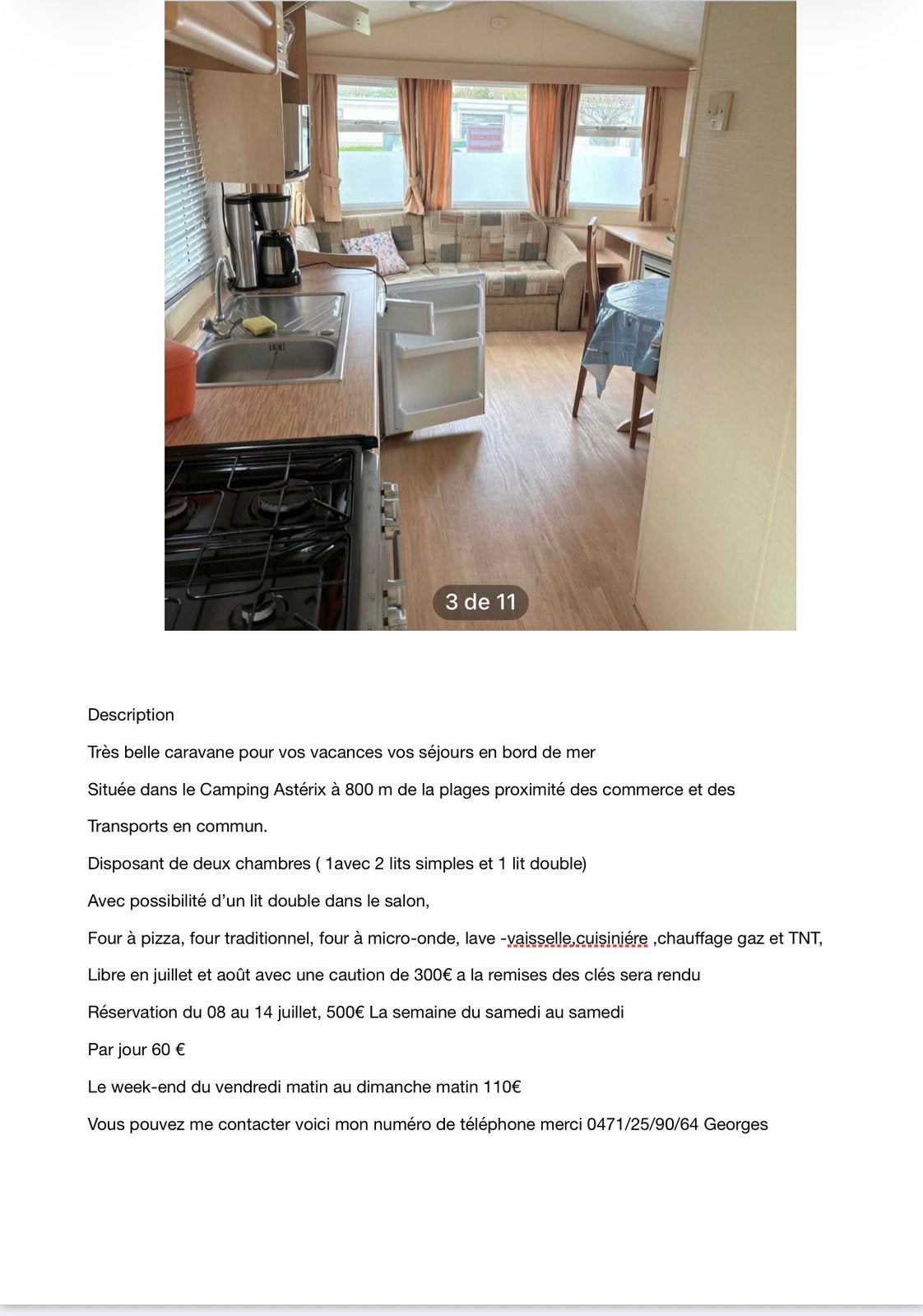 Camperverhuur in Bredene, Caravans en Kamperen, Stacaravans