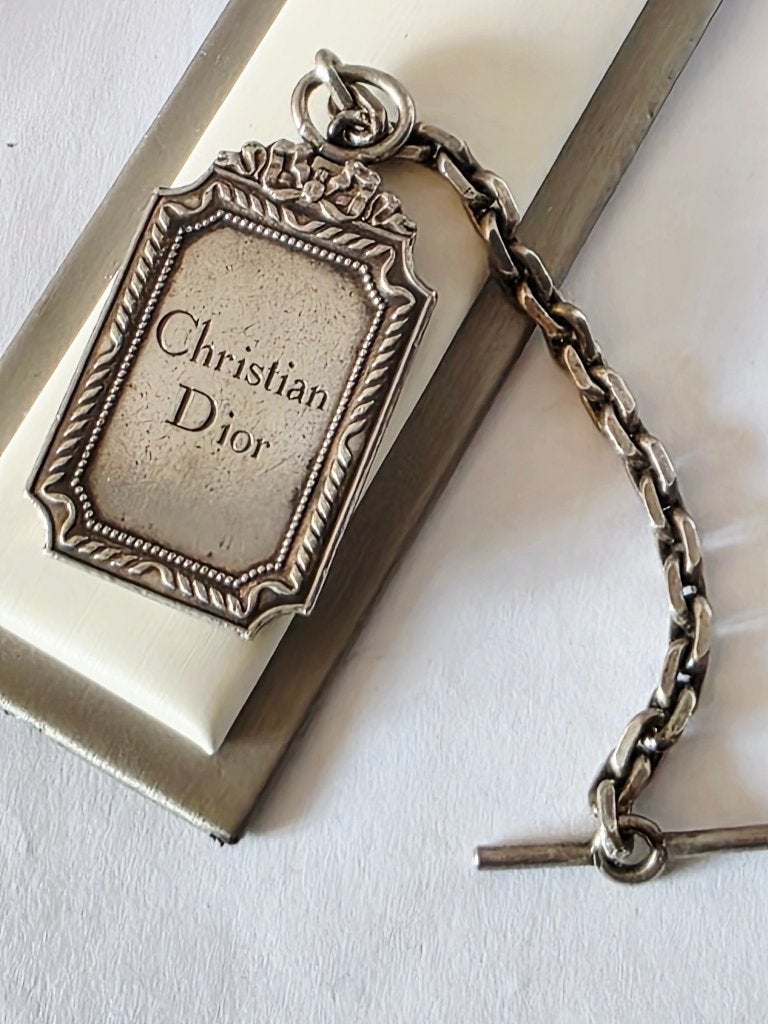 Vintage zilveren hanger "Christian Dior", Ophalen of Verzenden, Zilver