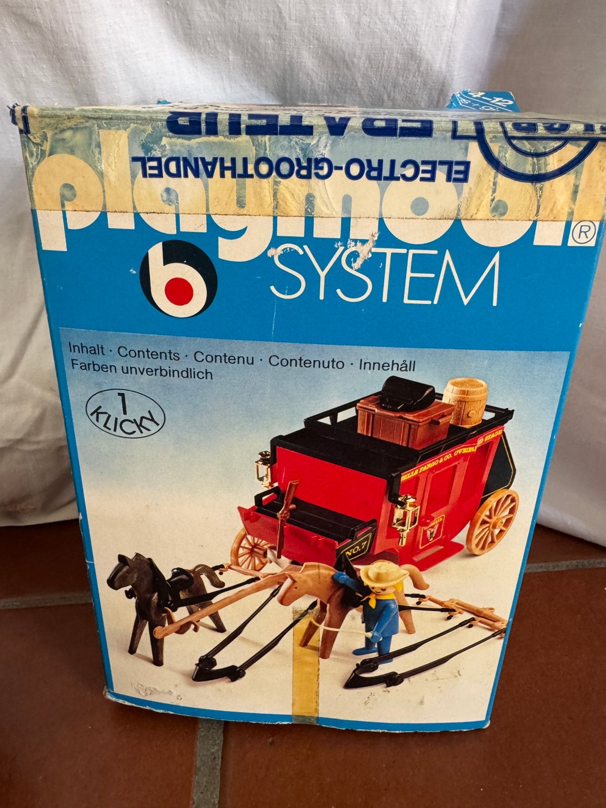 Playmobil 3245 Wells Fargo Postkoets (1974), Enfants & Bébés, Jouets | Playmobil, Utilisé, Kit complet, Country, Enlèvement
