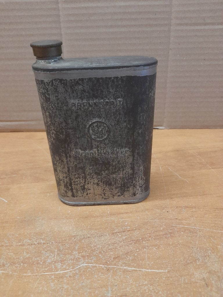 ancien bidon metal brennsprit alcool bruler, Collections, Marques & Objets publicitaires, Envoi, Utilisé, Autres types