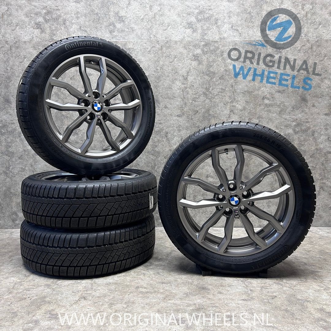 18 inch originele velgen + winterbanden BMW X1 X2 711 M, 18 inch, Gebruikt, -, -