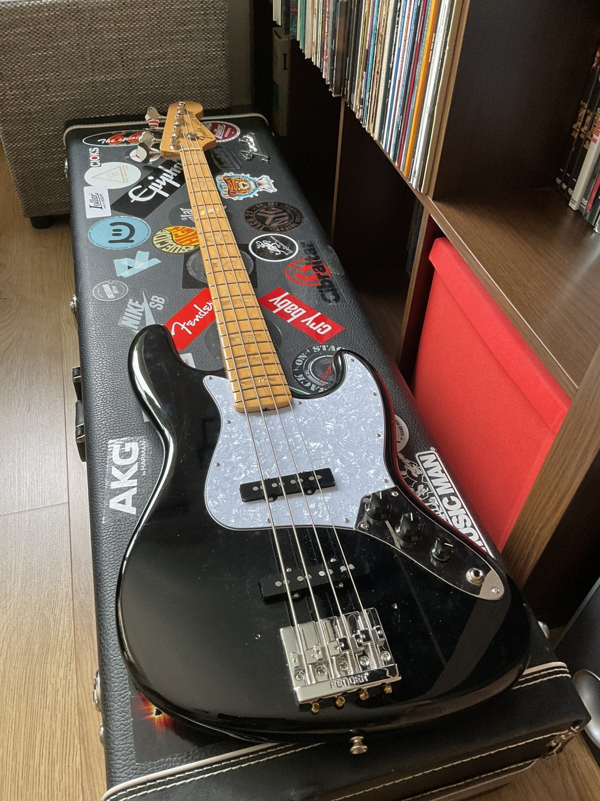 Fender Jazz Bass Geddy Lee Signature USA, Musique & Instruments, Enlèvement, Utilisé