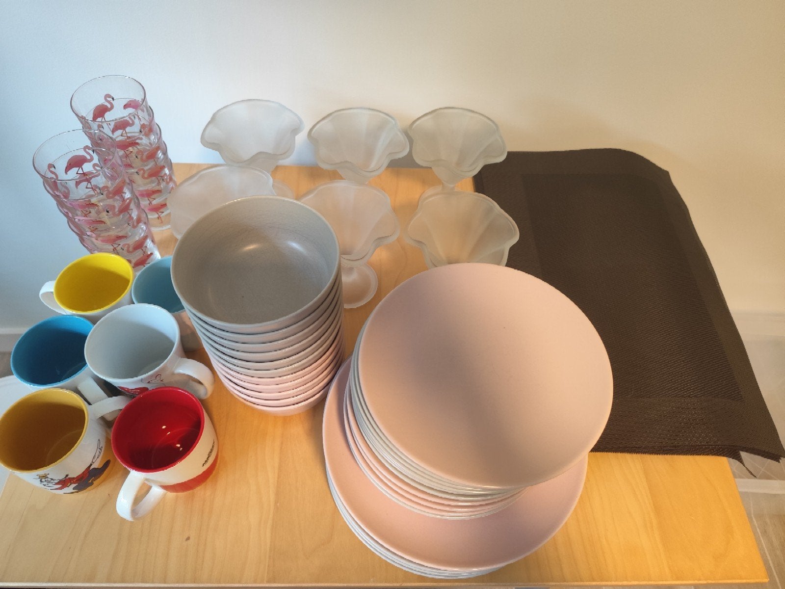 Gratis servies (volledig lot), Ophalen, Bord(en)