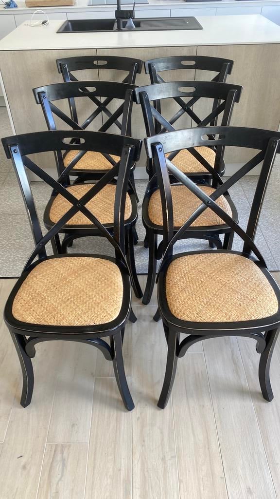 Eetkamer stoelen landelijk, Enlèvement, Comme neuf