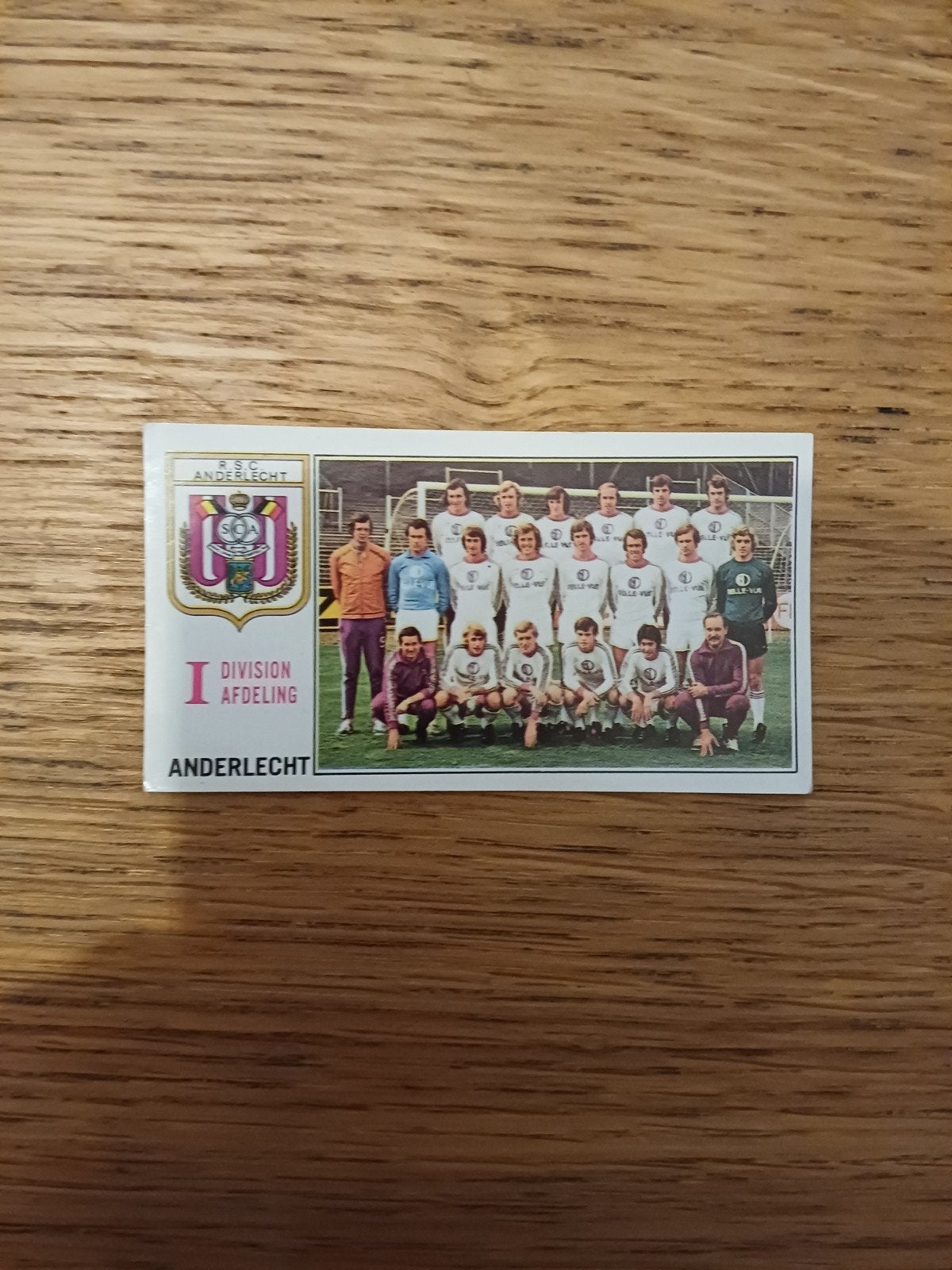 Panini Football 76 Belgium embleem Anderlecht Nr. 15, Ophalen of Verzenden