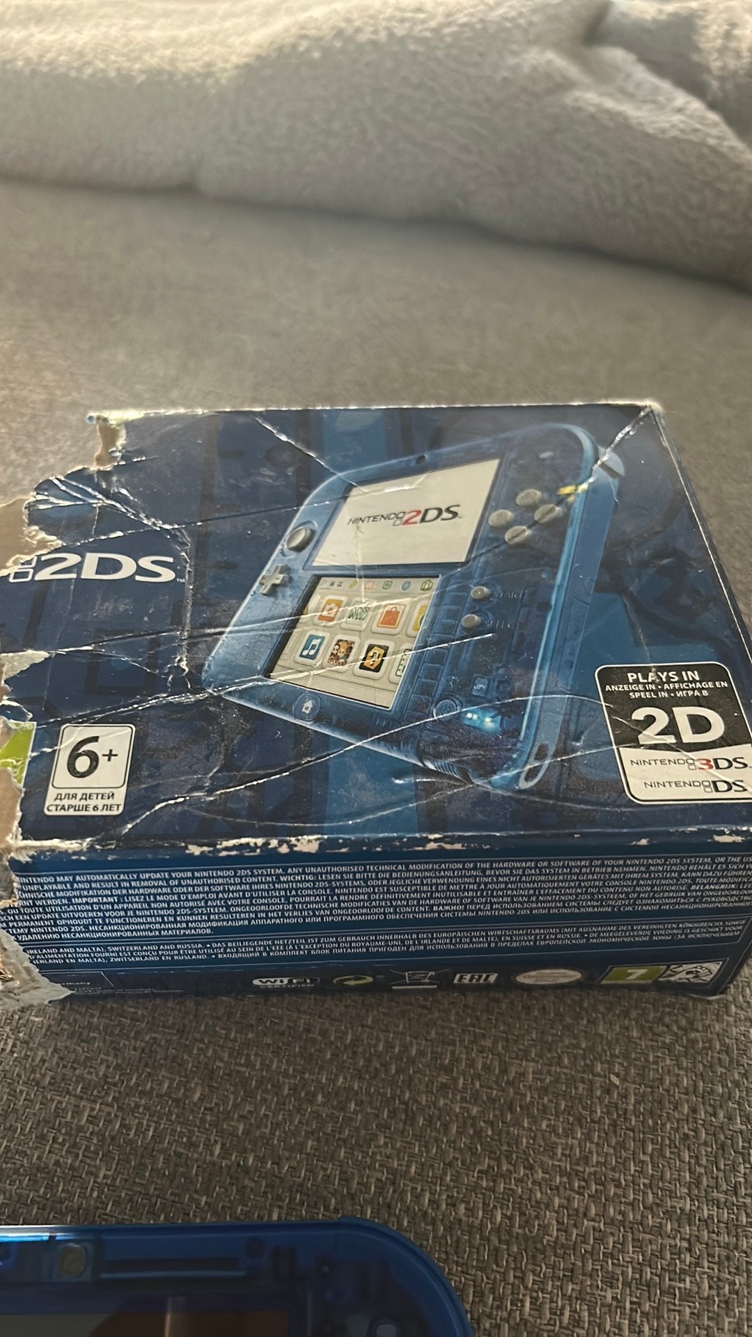 Nintendo 2Ds, 2DS, Gebruikt, Met games, Verzenden