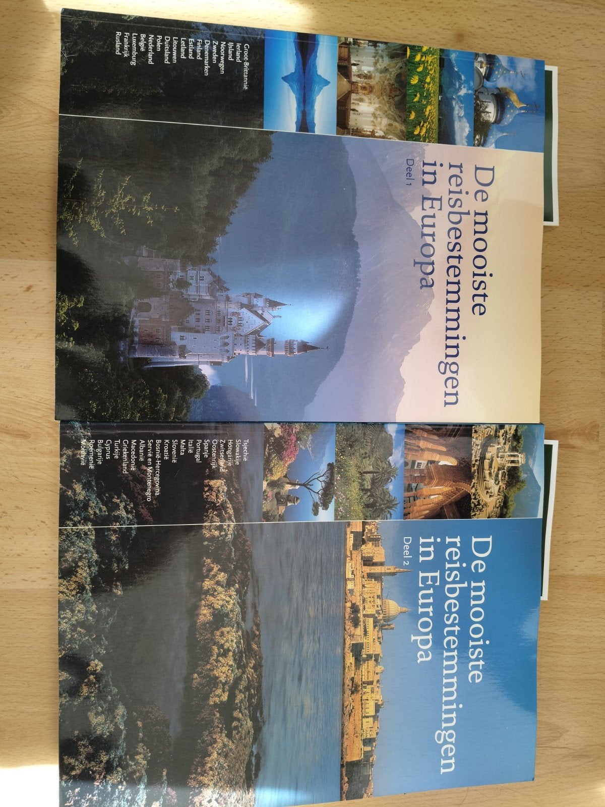 2 boeken mooiste reisbestemmingen in Europa, Enlèvement ou Envoi