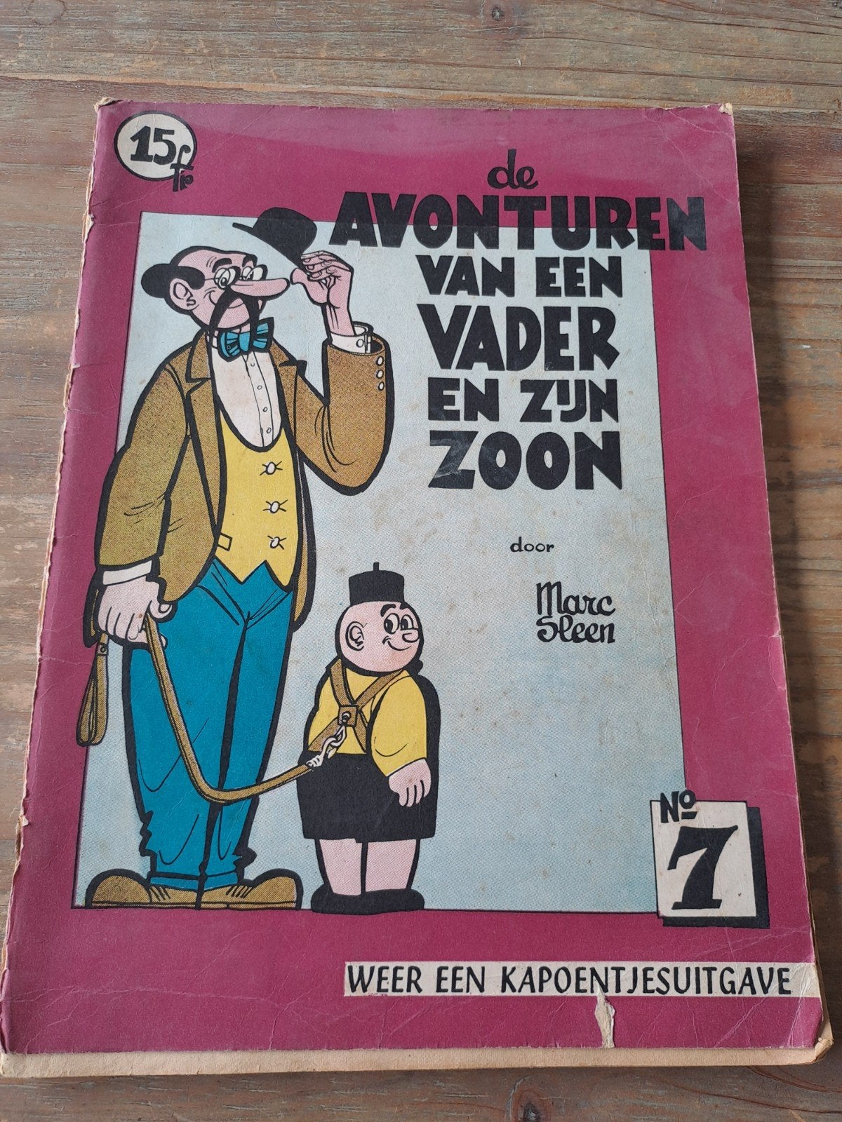 Oude strip van Marc Sleen, Livres, Livres d'images & Albums d'images, Enlèvement