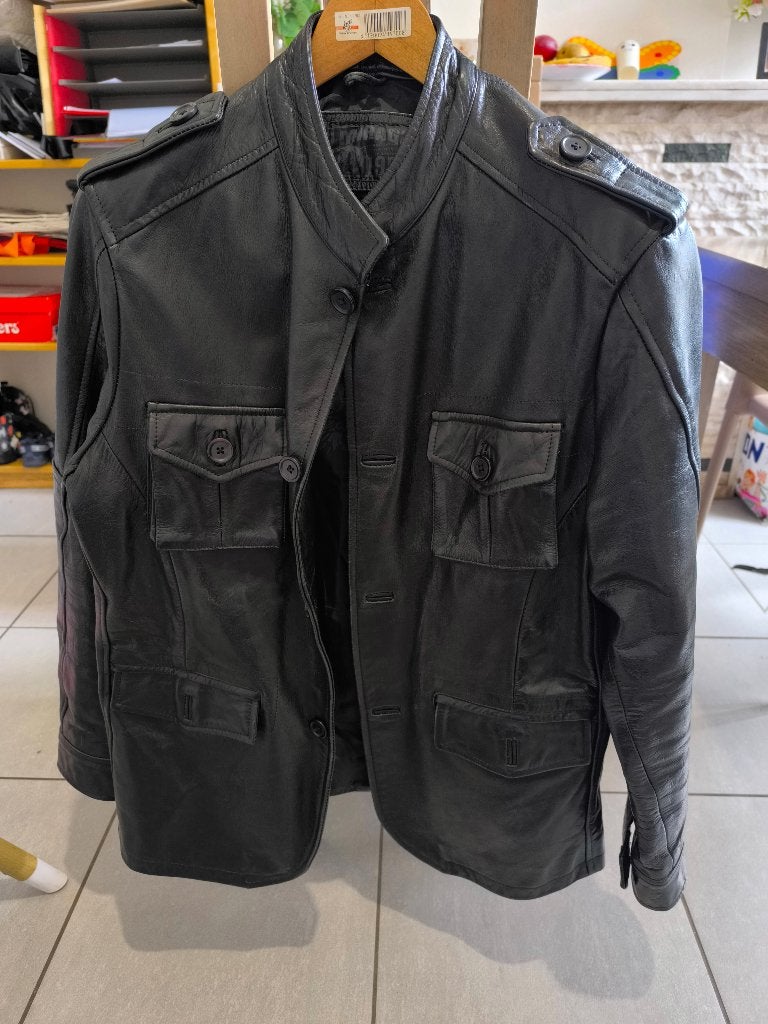 Veste en cuir Mirage, Seconde main, Enlèvement ou Envoi, Manteau | cuir, Voir photo