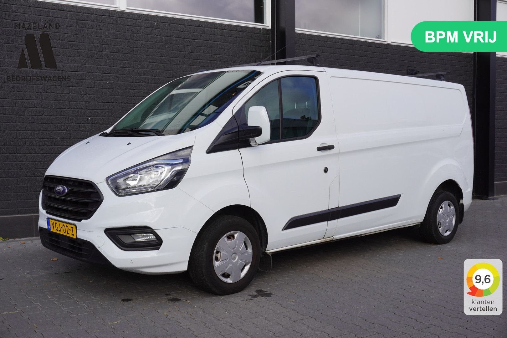Ford Transit Custom 2.0 TDCI 130PK L2 EURO 6 - Airco - Navi, Autos, Electronic Stability Program (ESP), Achat, Entreprise, Boîte manuelle