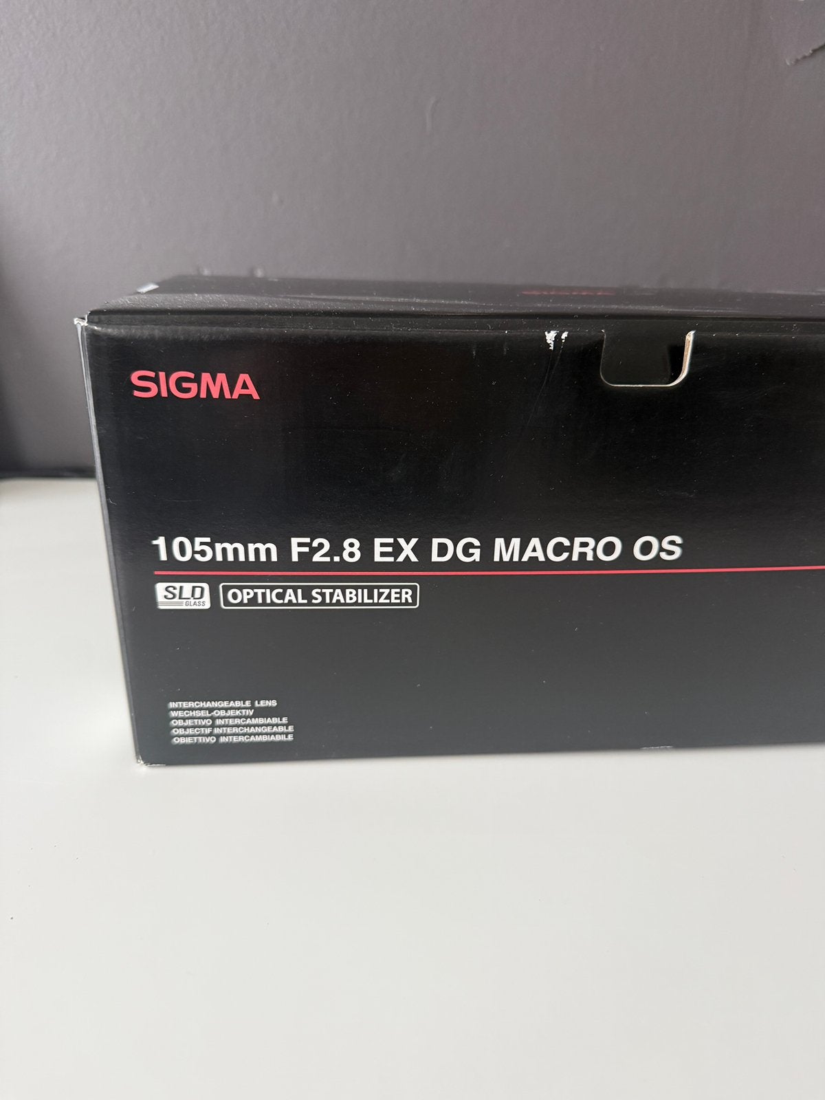 Object 105mm sigma, TV, Hi-fi & Vidéo, Photo | Lentilles & Objectifs, Enlèvement, Comme neuf