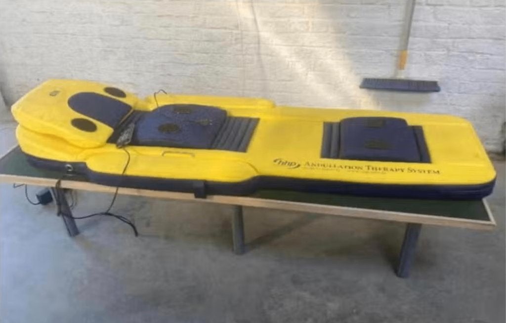 andulatie hhp massagematras, Ophalen, Gebruikt