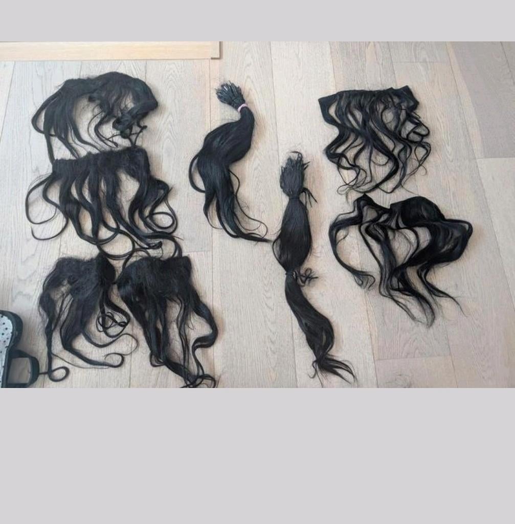 echte haar extensions-voor 4 personen -zeer goed kwaliteit, Ophalen of Verzenden