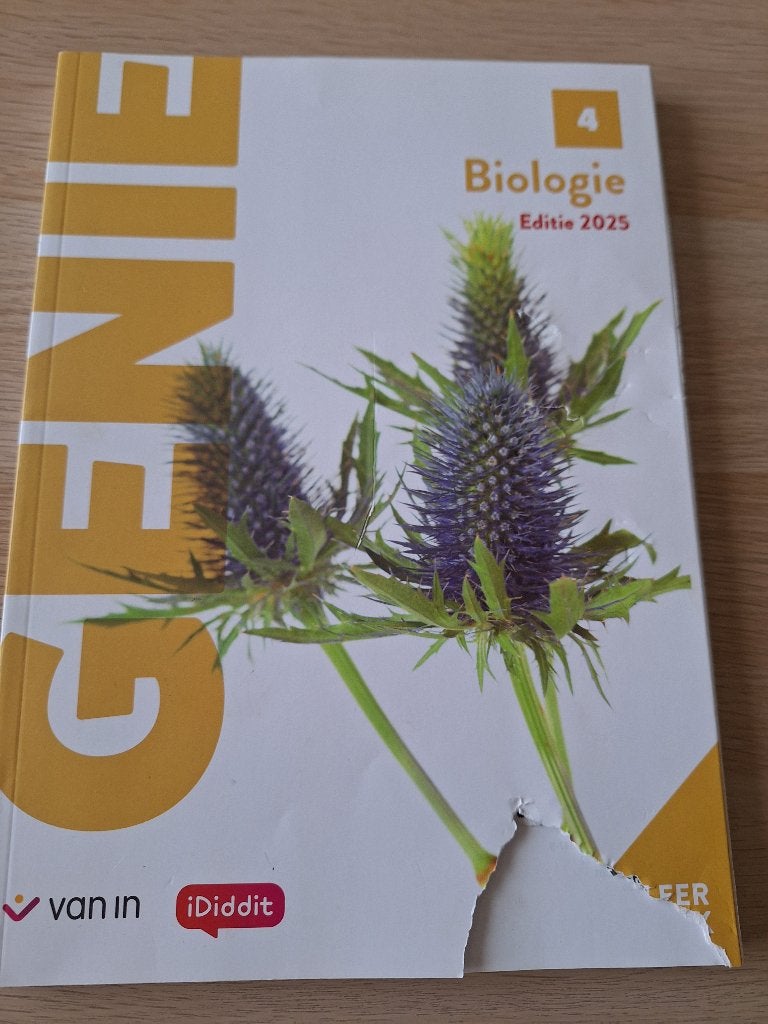 Genie Biologie 4, ASO, Biologie, Van In, Ophalen