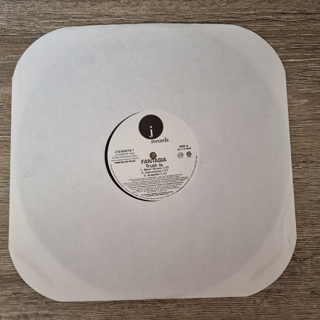 12" Fantasia – Truth Is / It's All Good, Cd's en Dvd's, Vinyl Singles, Gebruikt, Promo, Ophalen of Verzenden, 12 inch