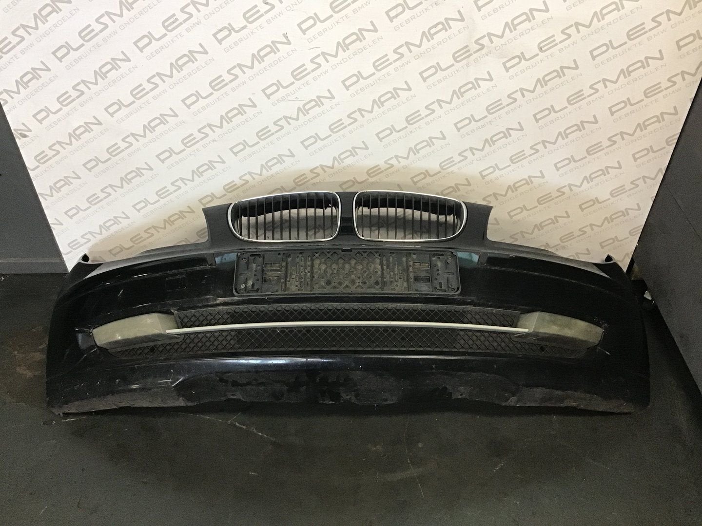 Voorbumper (zwart) BMW E81/E87 LCI, Auto-onderdelen, Gebruikt, -, Voor, -