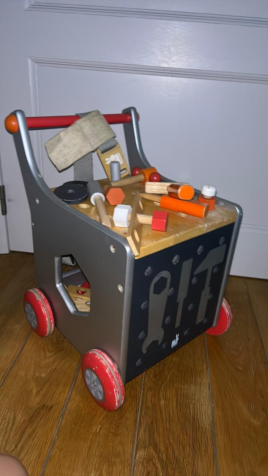 Janod chariots d’outils en bois, Kinderen en Baby's, Speelgoed | Houten speelgoed, Ophalen, Gebruikt
