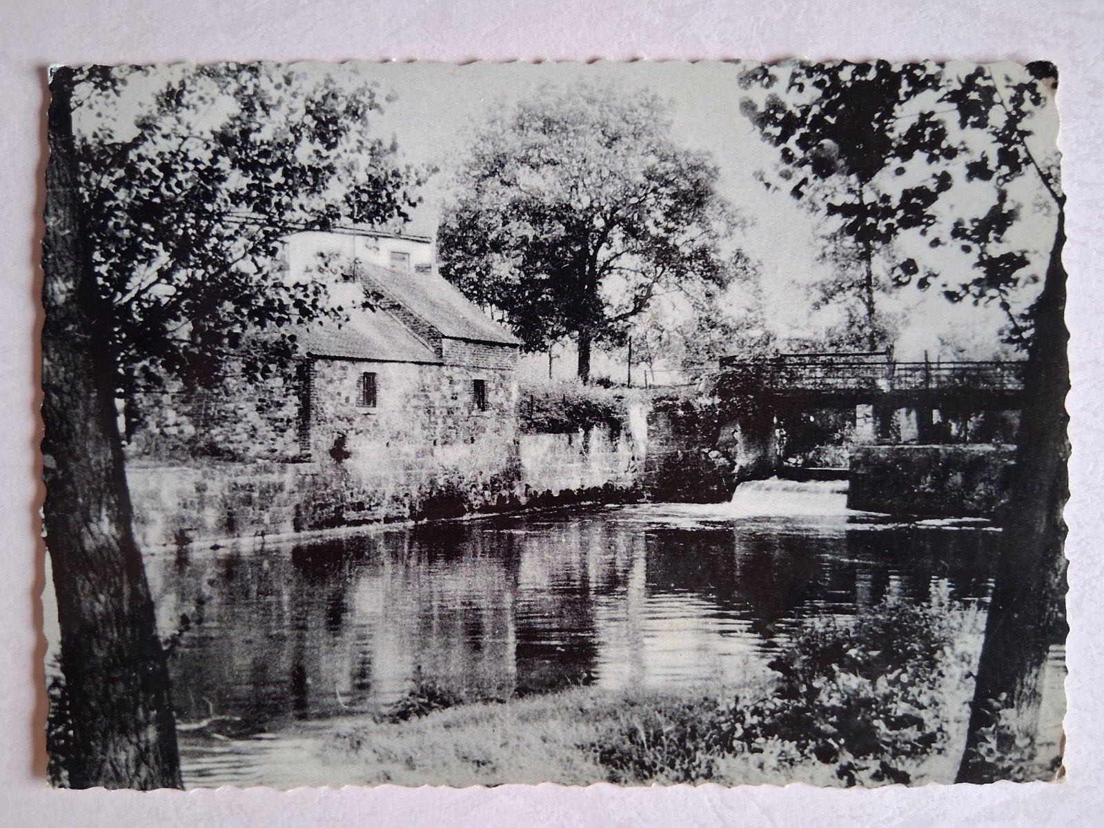 vintage Postkaart Watermolen te Jamioulx, Enlèvement ou Envoi