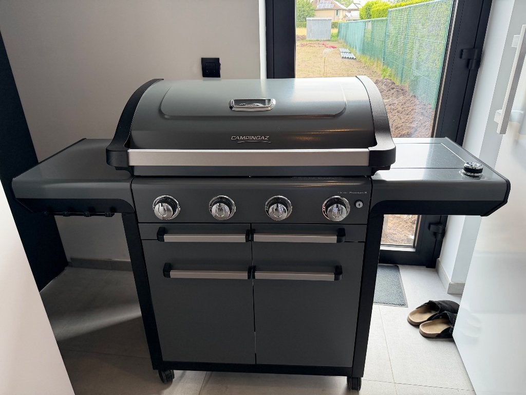 Gasbarbecue Campinggaz 4 series premium s, Ophalen, Gebruikt, Campingaz