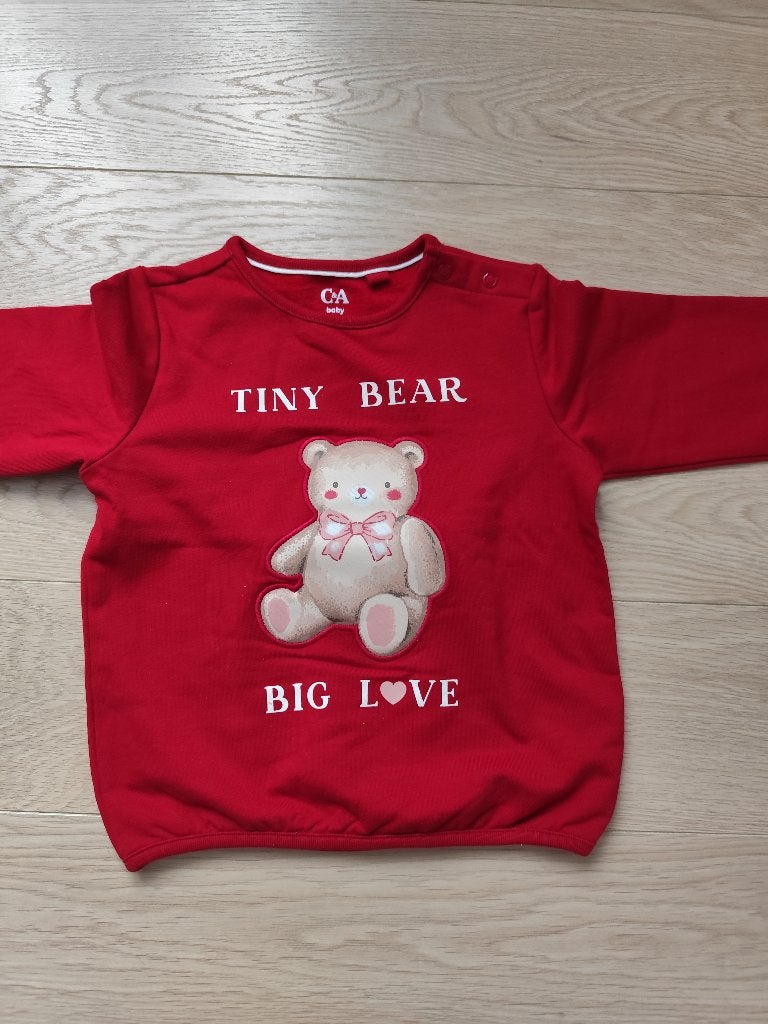 Sweater Tiny Bear maat 92 cm, Enfants & Bébés, Enlèvement ou Envoi, Comme neuf, C&A, Garçon ou Fille