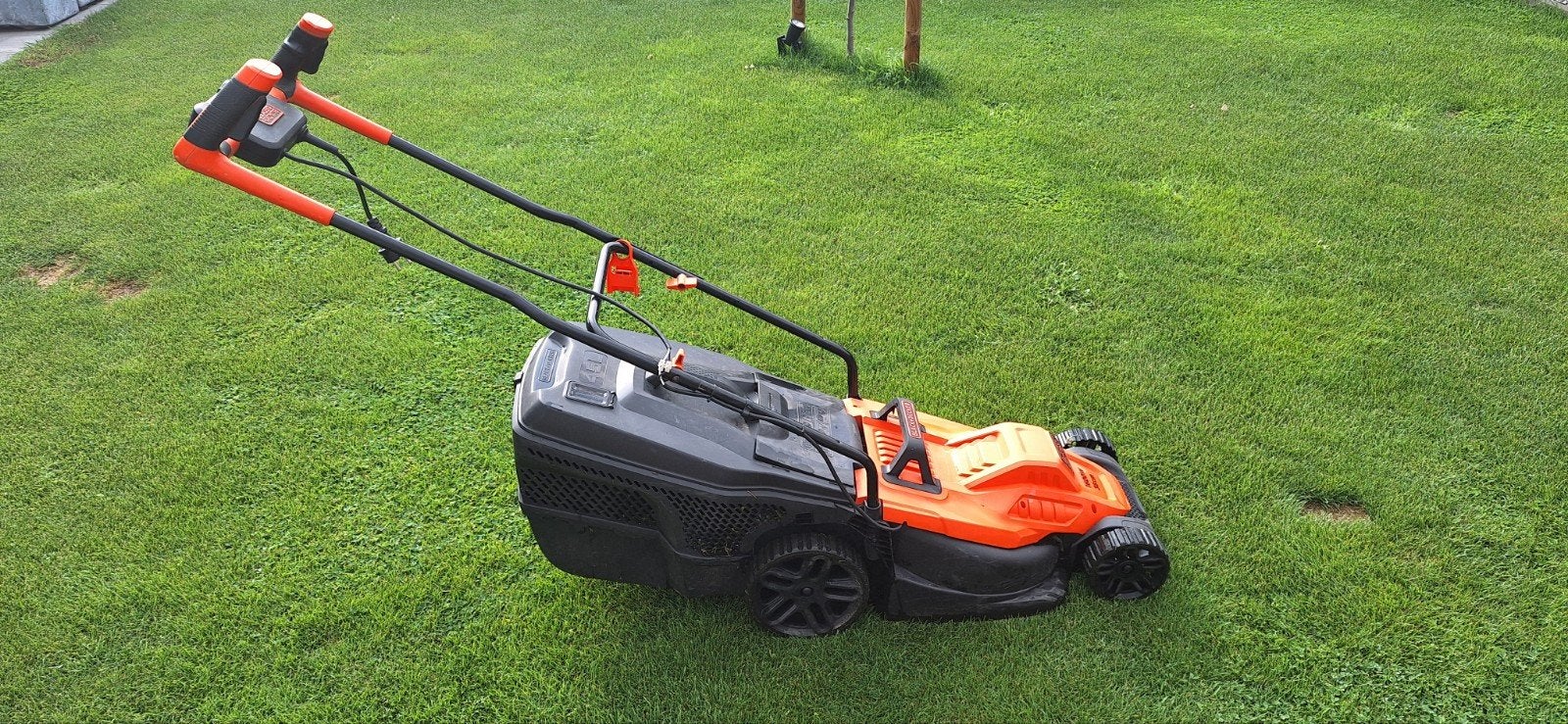 black & decker grasmaaier, Ophalen, Elektrische grasmaaier