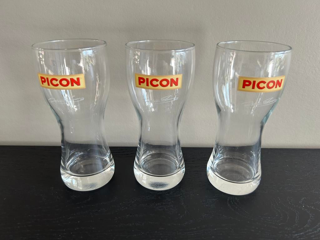 Picon glazen 3 stuks, Enlèvement, Comme neuf