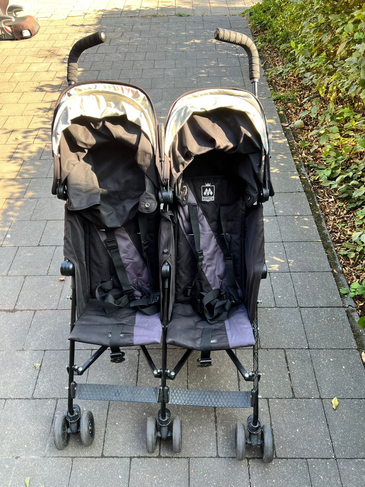 Duo buggy Maclaren tweeling/twin, Kinderen en Baby's, Ophalen, Zo goed als nieuw
