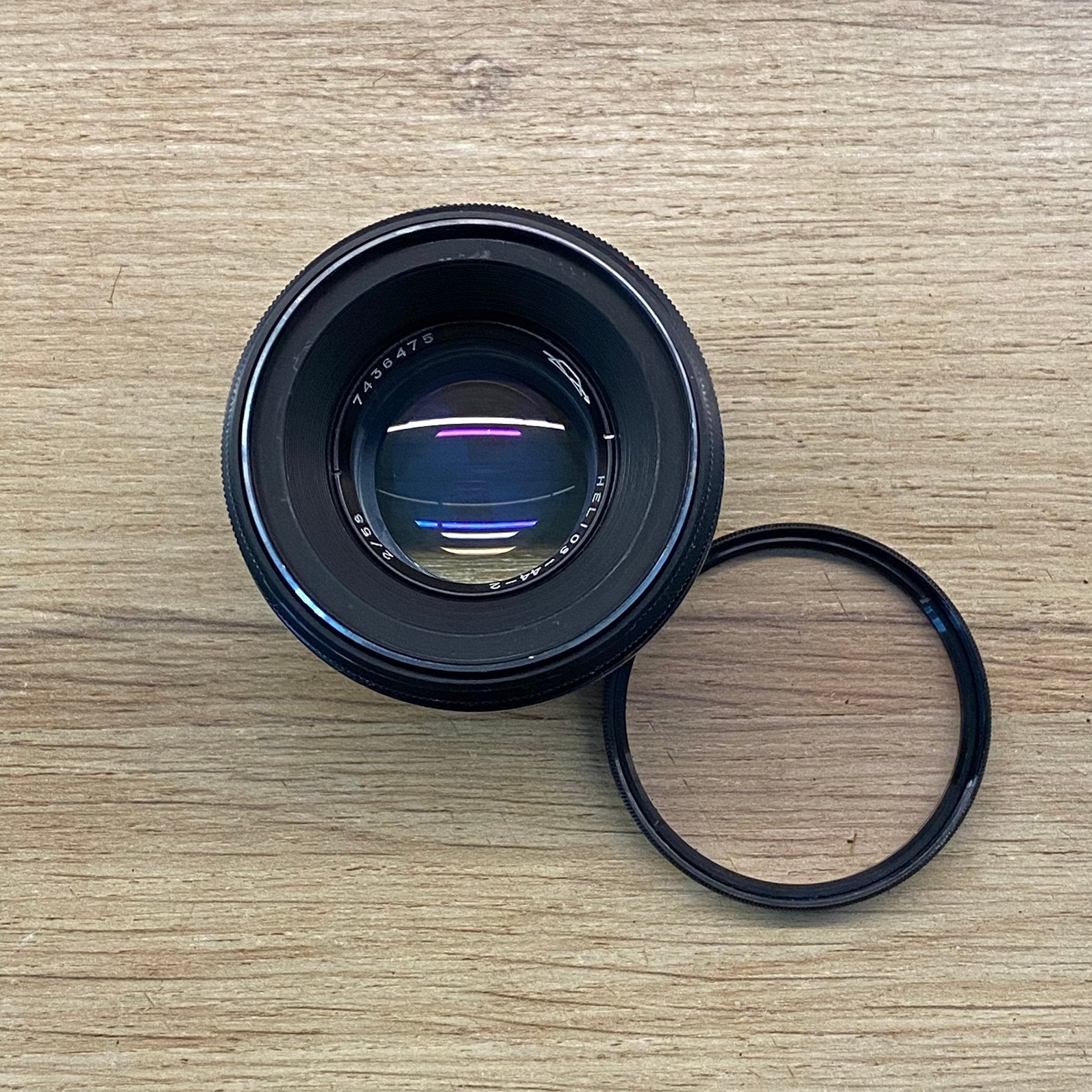 Helios 44-2 58mm f2, KMZ, BOOKEH *zo goed als nieuw, Audio, Tv en Foto, Fotocamera's Analoog, Zo goed als nieuw, Spiegelreflex