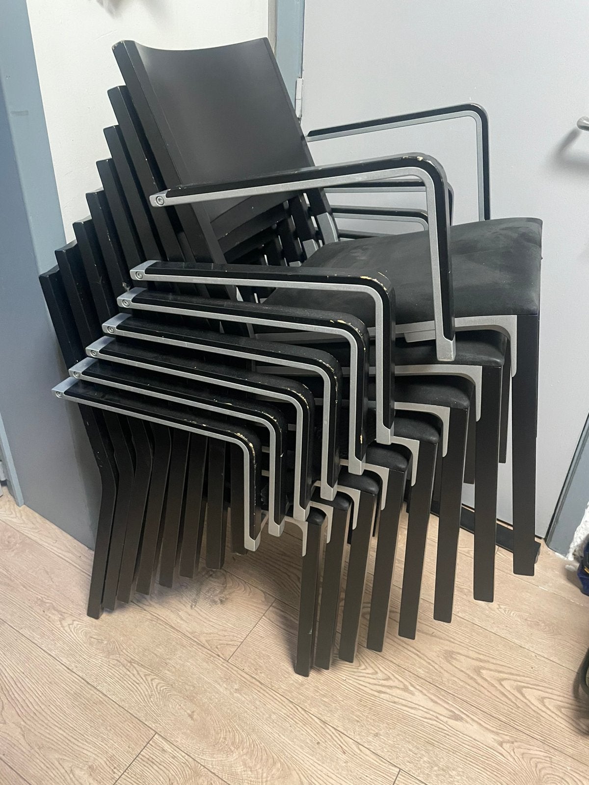 8 chaises Dietiker Switzerland, Ophalen, Gebruikt