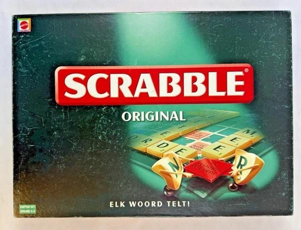 Mattel Scrabble Original Bordspel gezelschapsspel spel, Een of twee spelers, Verzenden, Zo goed als nieuw, Mattel