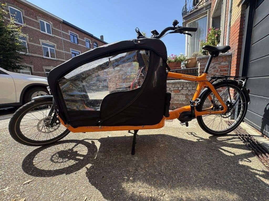 Bullitt canopy + twin seat met gordels - Larry vs Harry, Fietsen en Brommers, Huif, Zo goed als nieuw, 2 kinderen, Ophalen