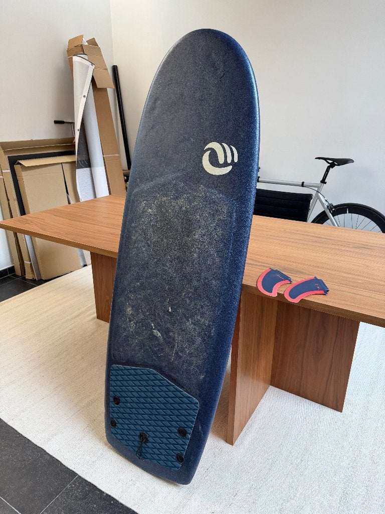 Olaian 5'4" foam surfplank 44 l, Ophalen, Gebruikt, Shortboard, Met vinnen