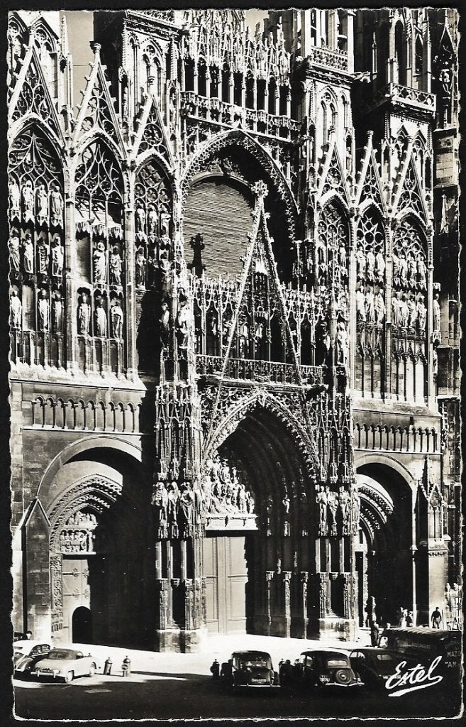 1952 - FRANCE - Rouen : Façade de la Cathédrale, Envoi, 1940 à 1960, Non affranchie, France