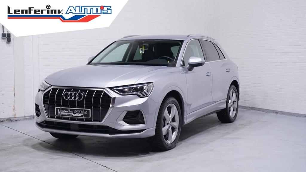 Audi Q3 35 TFSI Advanced edition Plus 1e Eig. NAP Leder/alca, Auto's, Audi, Automaat, Bedrijf, Grijs, Parkeersensor