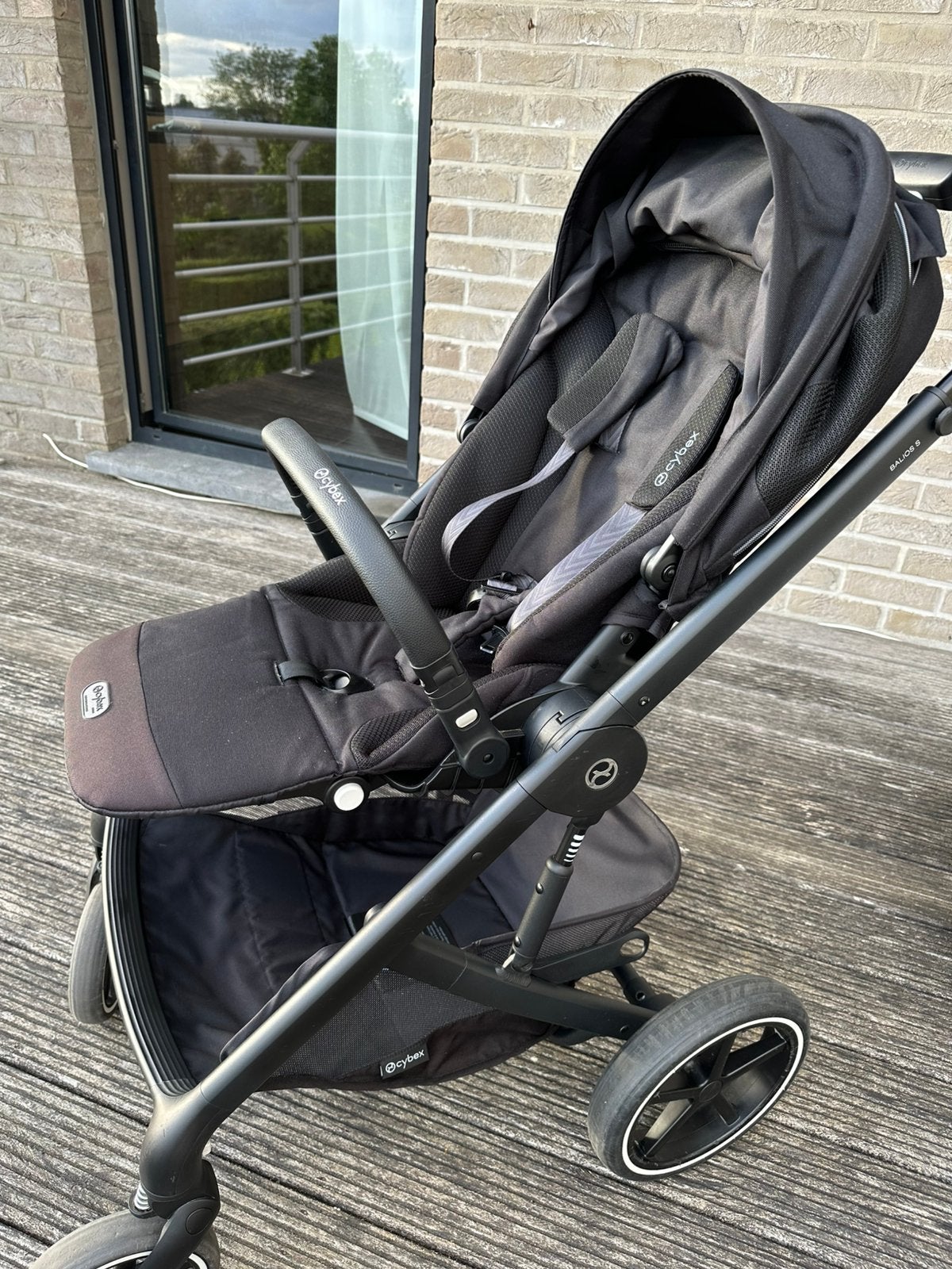 Poussette 2 en 1 Cybex Balios S Lux, noir foncé, Enfants & Bébés, Poussettes & Combinaisons, Utilisé, Poussette combi, Autres marques