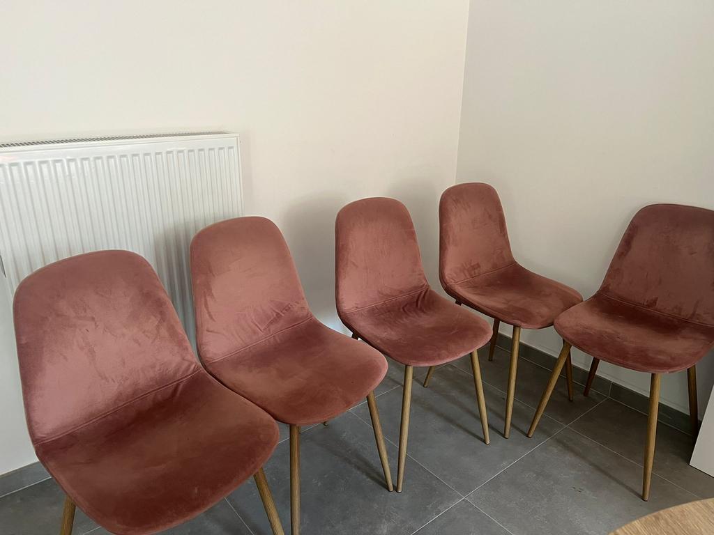 Table + chaises, Ophalen, Zo goed als nieuw