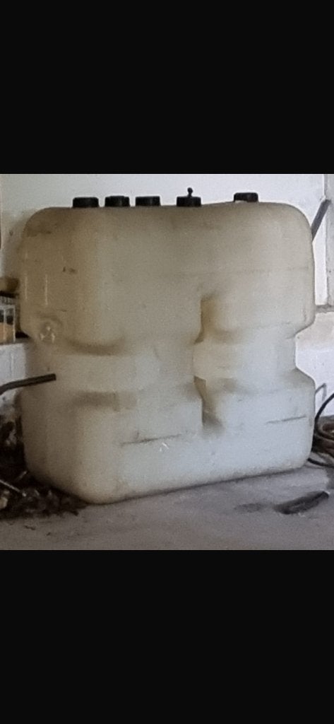 Cuve mazout 1000 litres, Enlèvement, Utilisé, Autres types