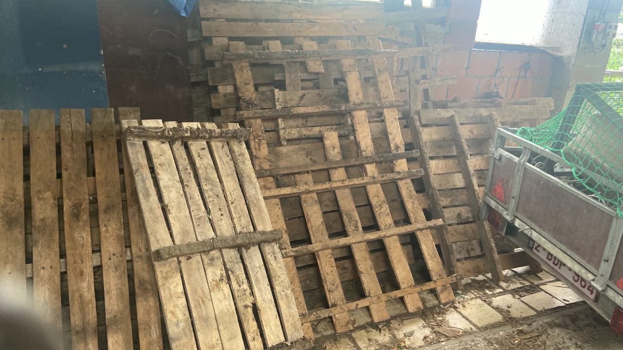 Gratis hout, Ophalen, Zo goed als nieuw