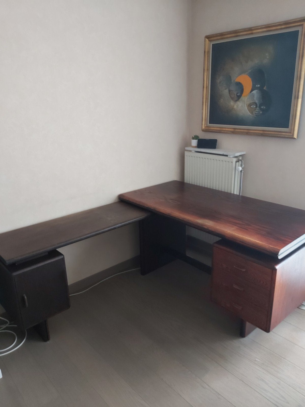 bureau, Vintage, Enlèvement, Bureau d'angle