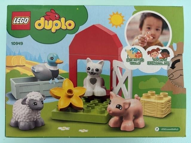 Lego duplo 10949 Farm Animal Care, Overige thema's, Ophalen of Verzenden, Zo goed als nieuw, Complete set
