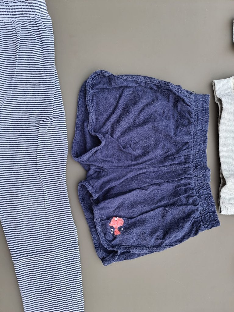 donker blauwe korte broek met vis, STACCATO, 116-12, Ophalen, Zo goed als nieuw, Broek