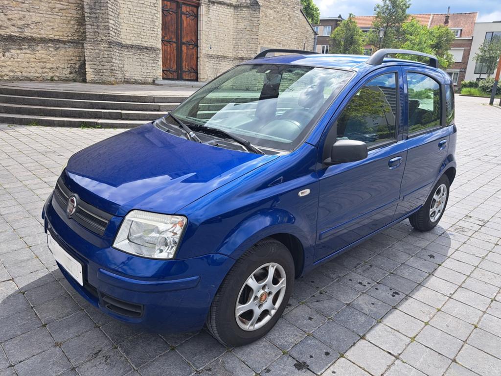 Fiat Panda 1.2 Essence – 2007 – 140.000 km – Airco – Jantes, Auto's, Voorwielaandrijving, 4 zetels, Stof, Blauw