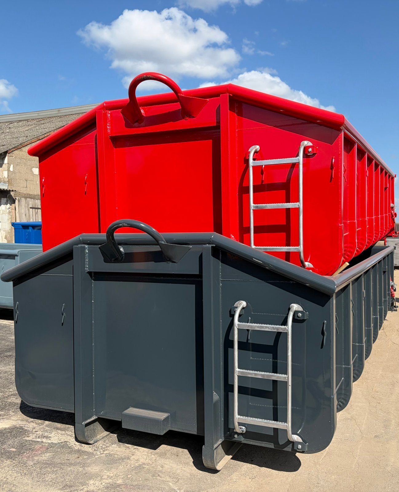 Haakarm container Afzetcontainer 10m3 20m3 30m3 40m3, Zakelijke goederen, Machines en Bouw | Keten en Containers, Ophalen