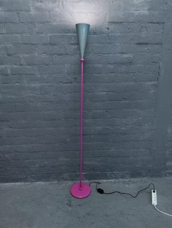 Vintage Memphis-stijl 'Cocktail' Vloerlamp – Dirk Van Rompuy, Verzamelen, Retro, Ophalen