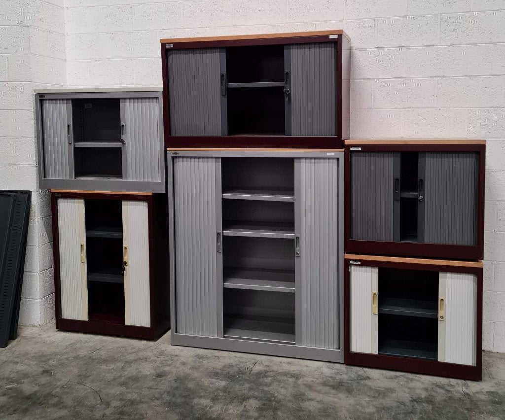 Armoire métal portes coulissantes, tailles variées, Enlèvement ou Envoi, Comme neuf, Métal