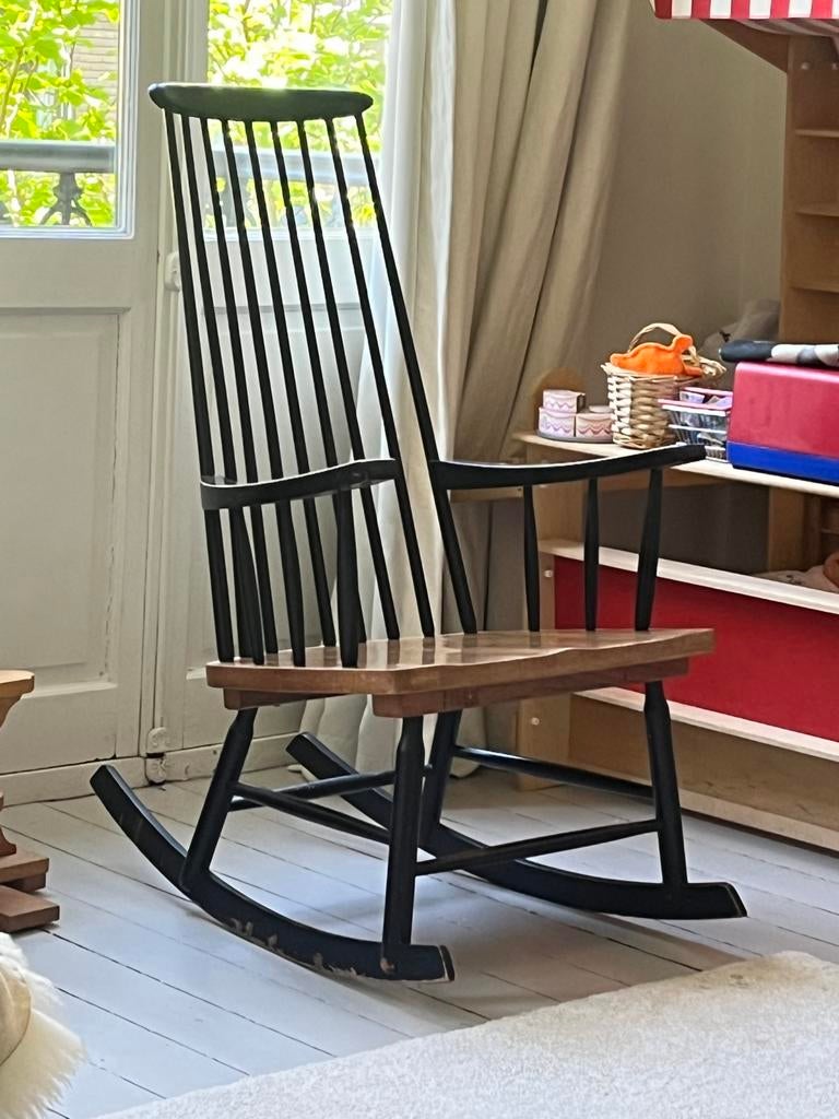 Fauteuil à bascule, Enlèvement, Utilisé, Bois