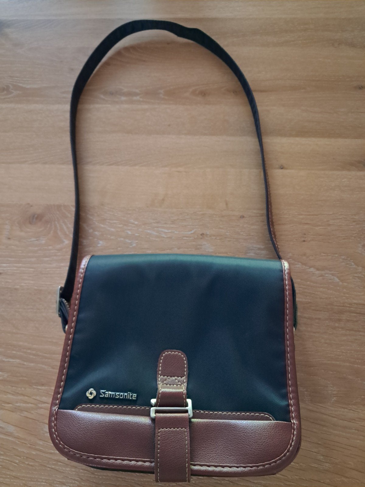 Sac à main avec longue bandoulière réglable, Samsonite, Autres marques, Cuir, Enlèvement ou Envoi, Utilisé