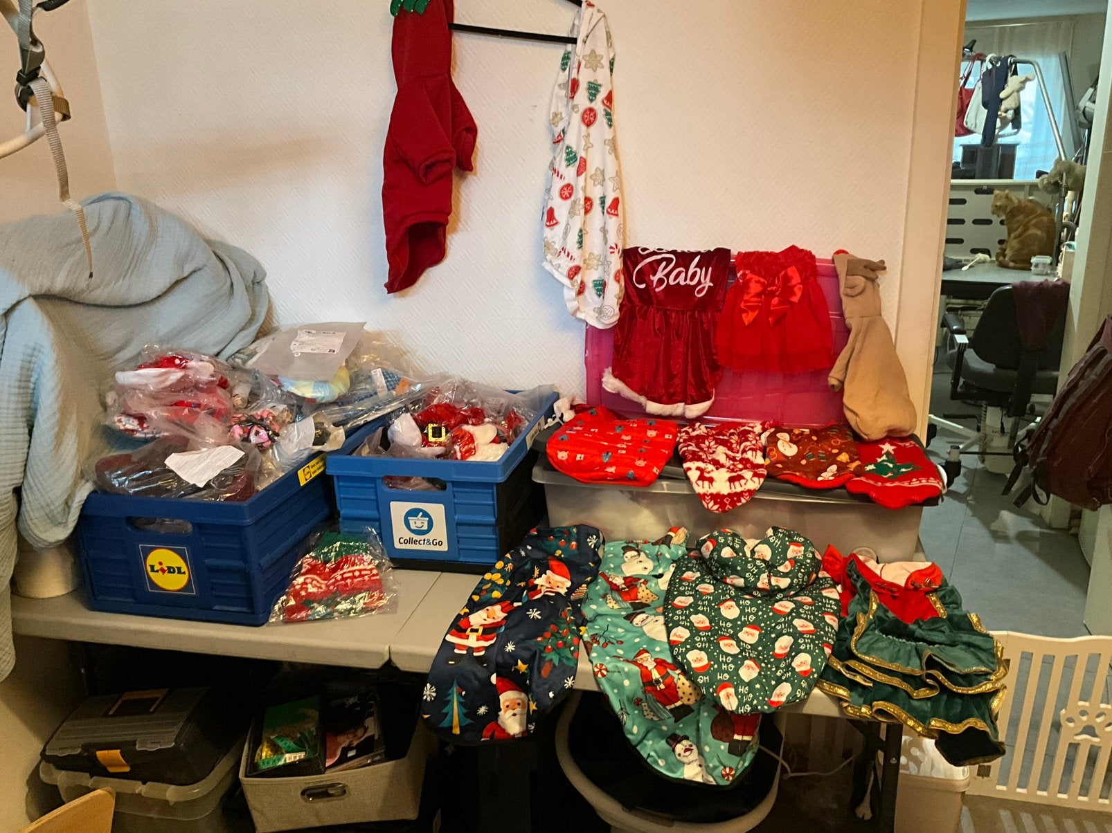 Kerstkleding voor honden, Ophalen, Nieuw, Overige maten