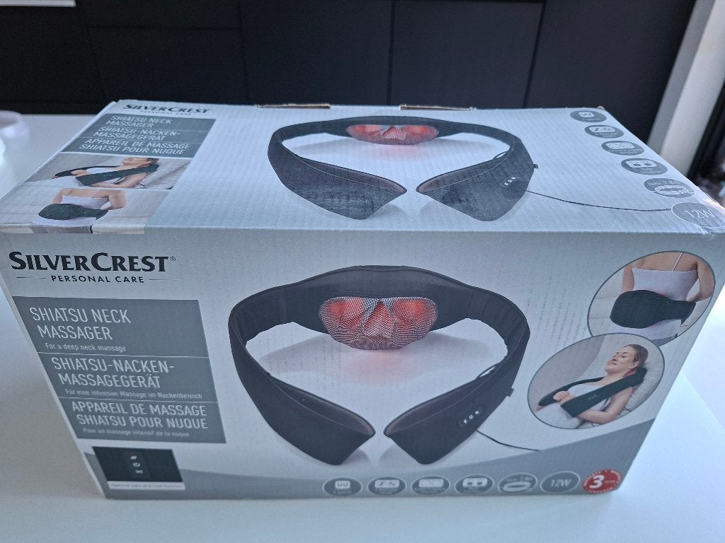 Shiatsu nek/rug massage toestel, Ophalen of Verzenden, Zo goed als nieuw, Apparaat