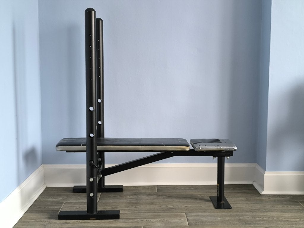 Domyos BM120 Banc de fitness., Sports & Fitness, Enlèvement, Utilisé, Bras, Banc d'exercice